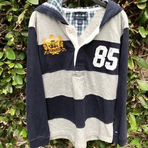 Tommy Hilfiger Hooded Polo/Rugby Shirt